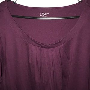Loft top, wine color, size XL